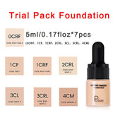 pudaier 40ml professional concealing foundation makeup matte tonal base Liquid cosmetics foundation cream for face full coverage