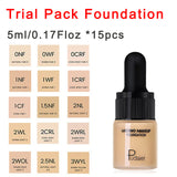 pudaier 40ml professional concealing foundation makeup matte tonal base Liquid cosmetics foundation cream for face full coverage