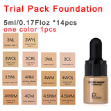 pudaier 40ml professional concealing foundation makeup matte tonal base Liquid cosmetics foundation cream for face full coverage