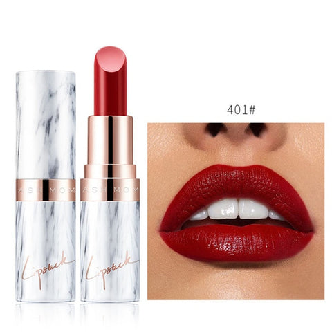 Marble Velvet Matte Lipstick 9 Colors Waterproof Long Lasting Lip Stick Sexy Red Brown Pigments Makeup Beauty Lips TSLM2