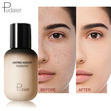 pudaier 40ml professional concealing foundation makeup matte tonal base Liquid cosmetics foundation cream for face full coverage