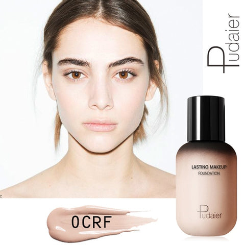 pudaier 40ml professional concealing foundation makeup matte tonal base Liquid cosmetics foundation cream for face full coverage