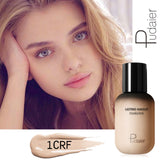 pudaier 40ml professional concealing foundation makeup matte tonal base Liquid cosmetics foundation cream for face full coverage