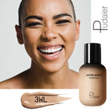pudaier 40ml professional concealing foundation makeup matte tonal base Liquid cosmetics foundation cream for face full coverage
