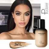 pudaier 40ml professional concealing foundation makeup matte tonal base Liquid cosmetics foundation cream for face full coverage