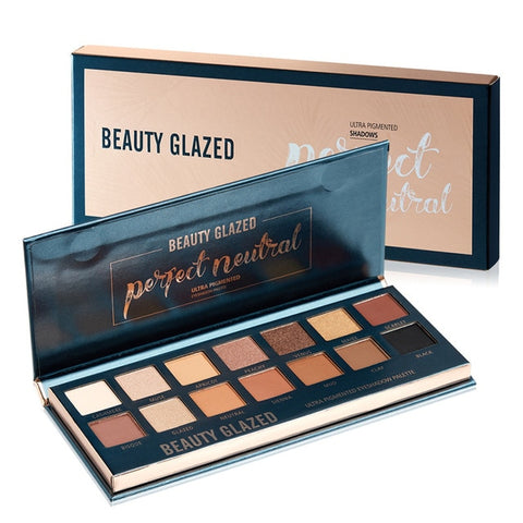 2019 Beauty Glazed 18 Colors Shimmer Matte Pigment Glitters Makeup Sunset Eye Shadow Palette Eyeshadow Palette Cosmestics